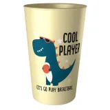 kubek-dla-dziecka-dzieciecy-250-ml-do-szkoly-przedszkola-dinozaur-bezowy-stan-opakowania-oryginalne