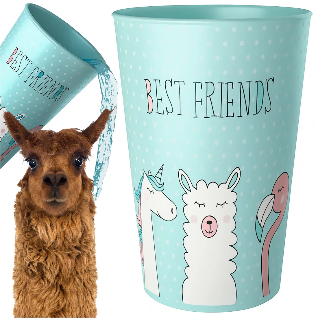 kubek-dla-dziecka-dzieciecy-250-ml-do-szkoly-do-przedszkola-lama-niebieski-kolor-dominujacy-niebieski