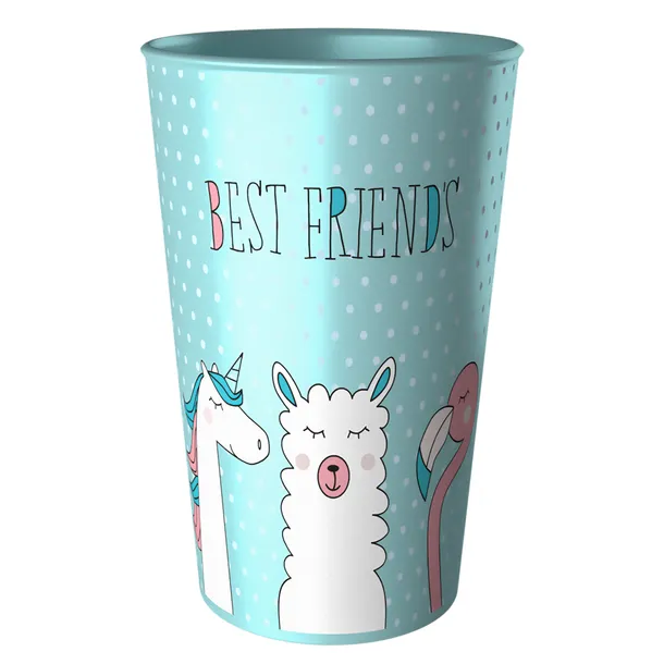 kubek-dla-dziecka-dzieciecy-250-ml-do-szkoly-do-przedszkola-lama-niebieski-stan-opakowania-oryginalne