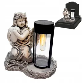 znicz-gipsowa-figurka-nagrobna-szary-aniol-lampka-solarna-lampa-serce-dlon