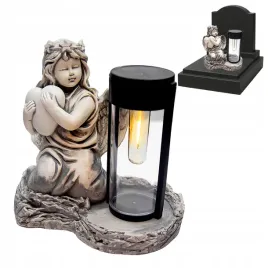 znicz-gipsowa-figurka-nagrobna-szary-aniol-lampka-solarna-lampa-serce-dlon