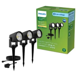 3x-lampa-ogrodowa-reflektor-led-1-5w-180lm-2700k-czarna-reuel-ultra-philips