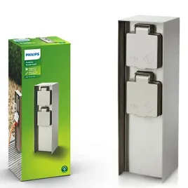 elektryczny-slupek-ogrodowy-23cm-2x-gniazdko-230v-ip44-rock-philips