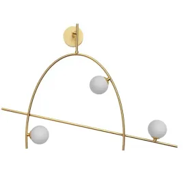 lampa-scienna-freedom-kolor-zloty-lampa-led-trzy-biale-klosze-kinkiet