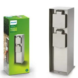 elektryczny-slupek-ogrodowy-23cm-2x-gniazdko-230v-ip44-rock-philips