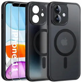 etui-do-iphone-11-do-magsafe-matowe-magnetyczne-wzmacniane-2x-szklo-9h