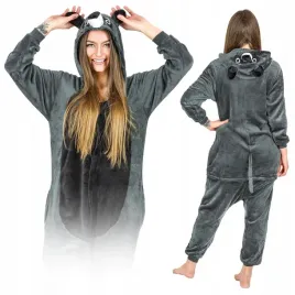 pizama-damska-kigurumi-onesie-szop-pracz-ciepla-kombinezon-jednoczesciowa-l