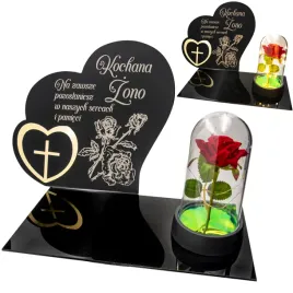 dekoracja-na-grob-grawerowany-znicz-podstawka-na-cmentarz-roza-dla-zony