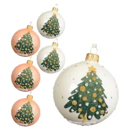 bialo-rozowe-szklane-bombki-choinkowe-8-cm-zdobione-choinka-6-szt