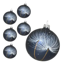 granatowe-matowe-szklane-bombki-choinkowe-zdobione-ozdoby-8cm-6szt