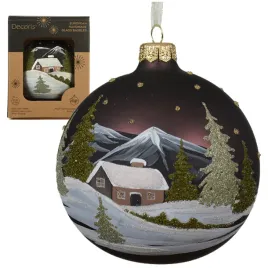 szklana-matowa-duza-bombka-choinkowa-truflowa-domek-w-gorach-10-cm-1szt