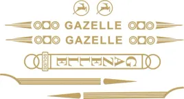 gazelle-solide-zlote-naklejki-na-rower-zestaw-203g-yess-naklejki