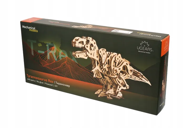 puzzle-3d-drewniane-tyranozaurus-rex-ugears-kolekcja-modele-mechaniczne