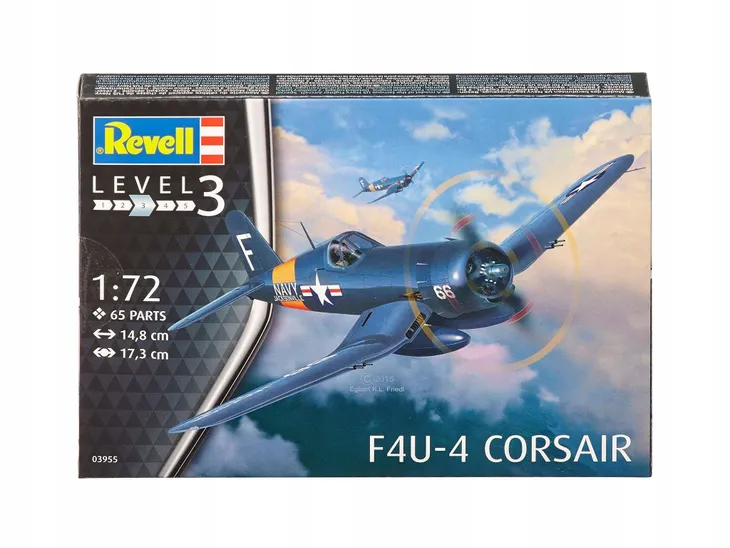 vought-f4-u-corsair-samolot-1-72-marka-revell-okres-ii-wojna-swiatowa