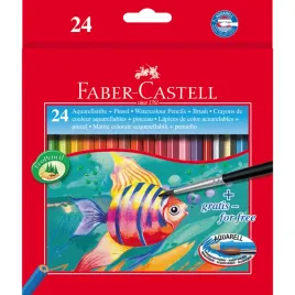 kredki-akwarelowe-z-pedzelkiem-rybka-24-kol-faber-castell-114425