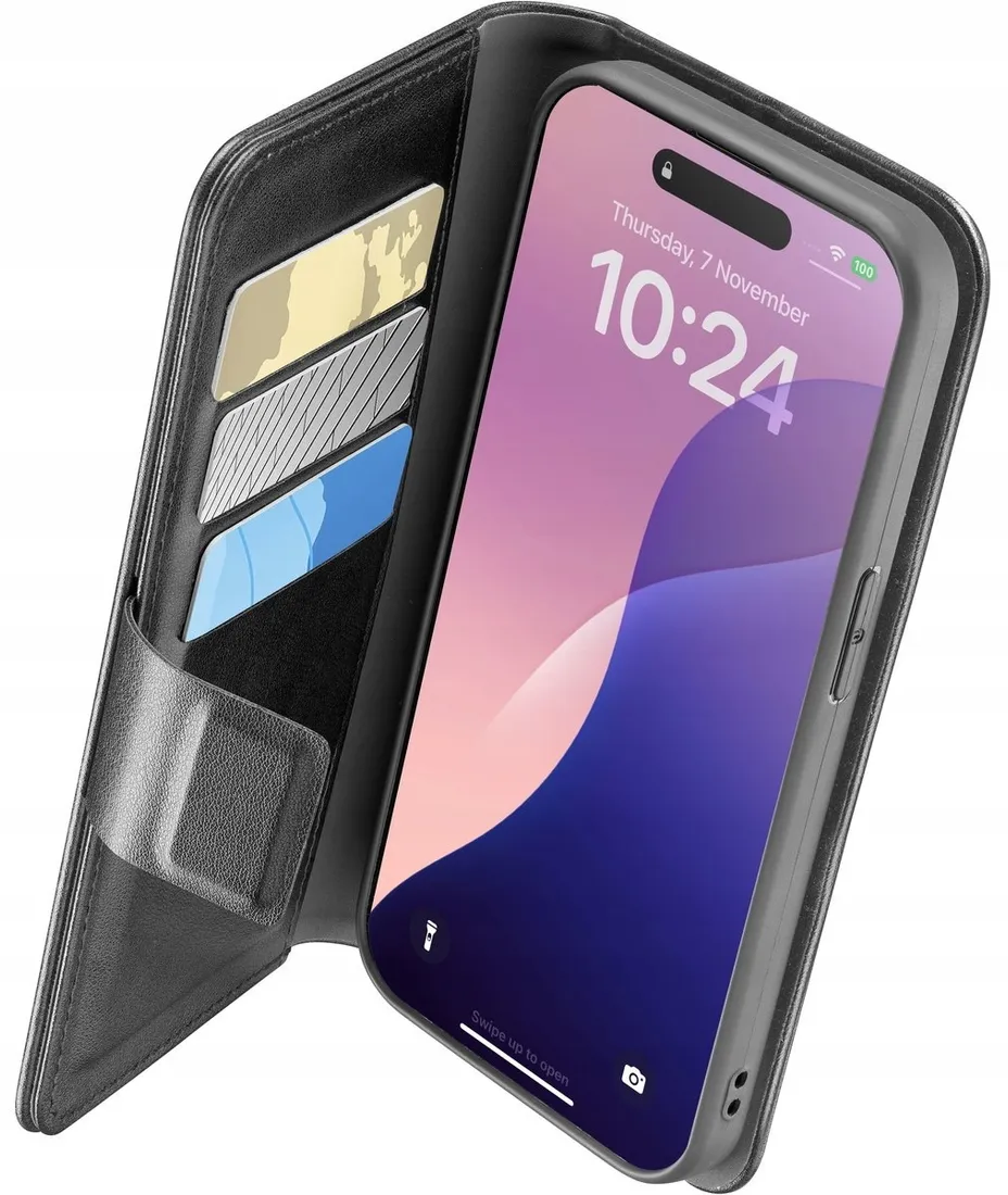 etui-z-klapka-cellularline-do-apple-iphone-16e-czarny