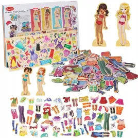 magnetyczna-gra-modnisie-ubieranka-puzzle-montessori