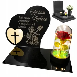 dekoracja-na-grob-grawerowany-znicz-podstawka-na-cmentarz-roza-dla-rodzicow