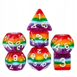 zestaw-7-kosci-teczowe-bialy-nadruk-d4-20-k20-rpg-dandd-mtg-baldur-s-gate-3