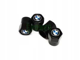 aluminiowe-nakretki-na-wentyle-do-samochodow-bmw-czarne-z-logo-bmw-stylowe