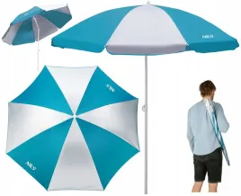 nils-nc7813-turkusowy-parasol-plazowy-180-ogrodowy-uv