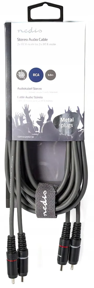kabel-2xrca-2xrca-nedis-3-m