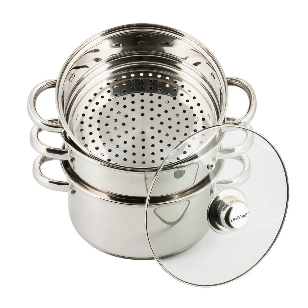 garnek-na-pare-kinghoff-4-elem-22cm-kh-3328-stan-nowy