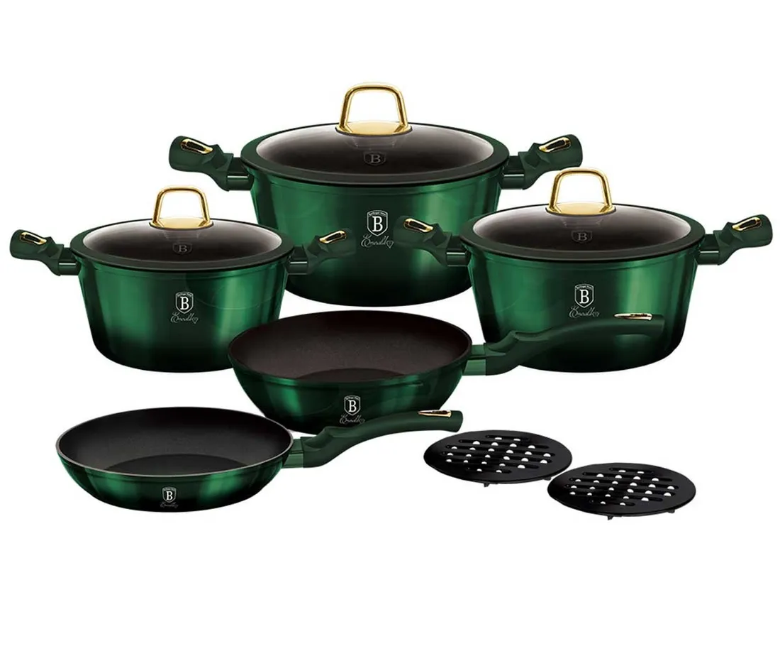 garnki-tytanowe-berlinger-haus-10-elem-bh-6065-emerald-stan-nowy