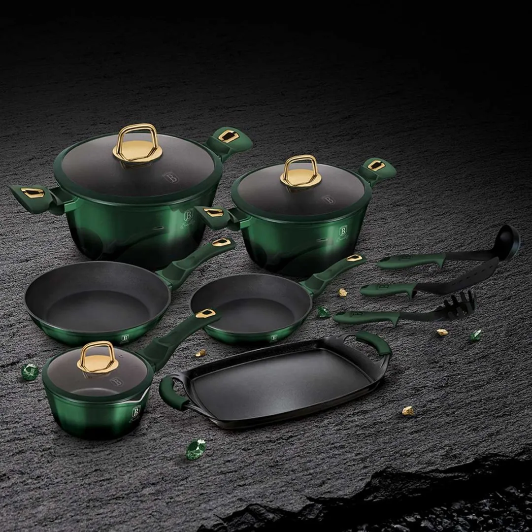 garnki-tytanowe-berlinger-haus-12-elem-bh-6066-emerald-stan-nowy