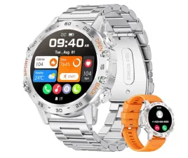 smartwatch-zegarek-cr-k52-chromowany-2-szt-bransoletki-szklo-ochronne