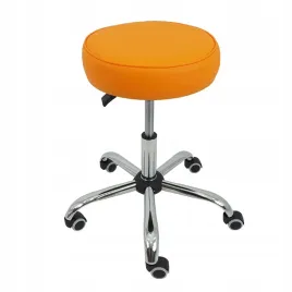 taboret-obrotowy-zeta-ekoskora-pomaranczowa-or-podstawa-chrom-or-kolka