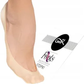 gatta-stopki-balerinki-niskie-skarpetki-damskie-bezowe-wzor-64-beige