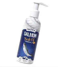 baltica-salmon-fresh-oil-olej-z-lososia-dla-psa-kota-omega-3-suplemen-200ml