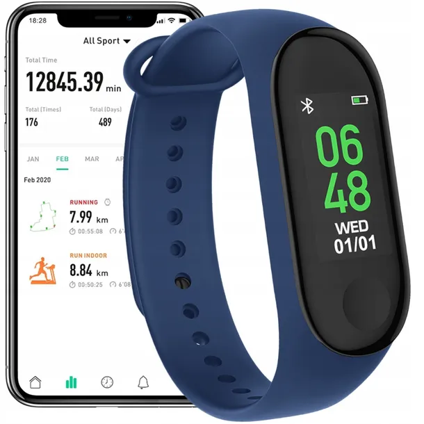 smartband-forever-sb-50-niebieski-material-paska-guma