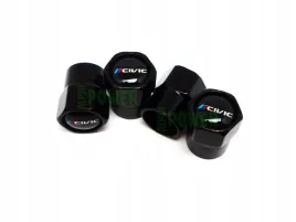 nakretki-na-wentyle-wentylki-z-logo-honda-civic-do-honda-czarne-stylowe