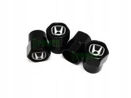 nakretki-na-wentyle-honda-czarny-chrom-z-logo-honda-wszystkie-modele-honda