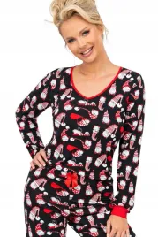 donna-swiateczna-pizama-santi-long-kolor-czarny-or-rozmiar-xxl
