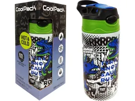 coolpack-butelka-termiczna-bono-bidon-metalowy-350-ml-termos-t-rex-dinozaur