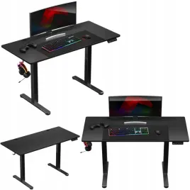 biurko-elektryczne-regulowane-gamingowe-biurowe-komputerowe-duze-czarne