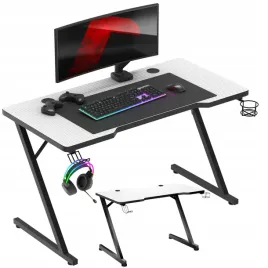 biurko-gamingowe-komputerowe-biurowe-mlodziezowe-dla-gracza-biale-karbon