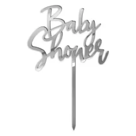 dekoracja-na-tort-topper-baby-shower-deluxe-srebrny-19-cm