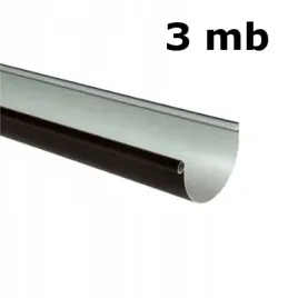 galeco-pvc-rynna-110-pozioma-3mb-cieta-braz-ciemny-ral8019