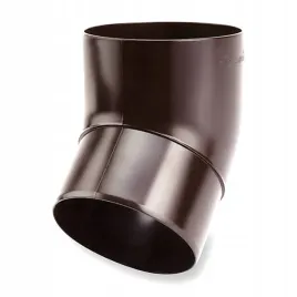 kolano-45-galeco-pvc-100mm-braz-czekoladowy-ral8017