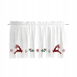 zazdroska-swiateczna-100x40-cm-jelonki-bialy-mikrofibra-z-chmurka-do-okna