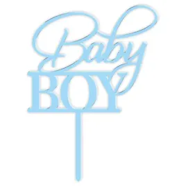 topper-akrylowy-baby-shower-baby-boy-niebieski-19x13-cm