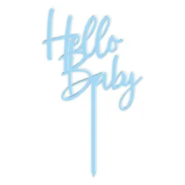 topper-akrylowy-baby-shower-hello-baby-niebieski-19x11-cm