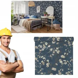 tapeta-na-sciane-w-kwiaty-flowers-niebieska-winylowa-na-flizelinie-scienne