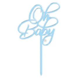 topper-akrylowy-baby-shower-oh-baby-niebieski-19x11-cm