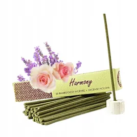 naturalne-kadzidelka-harmonia-roza-i-kwiaty-bez-patyczka-50-szt-z-podstawka