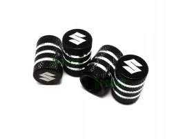 metalowe-nakretki-na-wentyle-suzuki-czarne-trwale-luksusowe-z-logo-suzuki